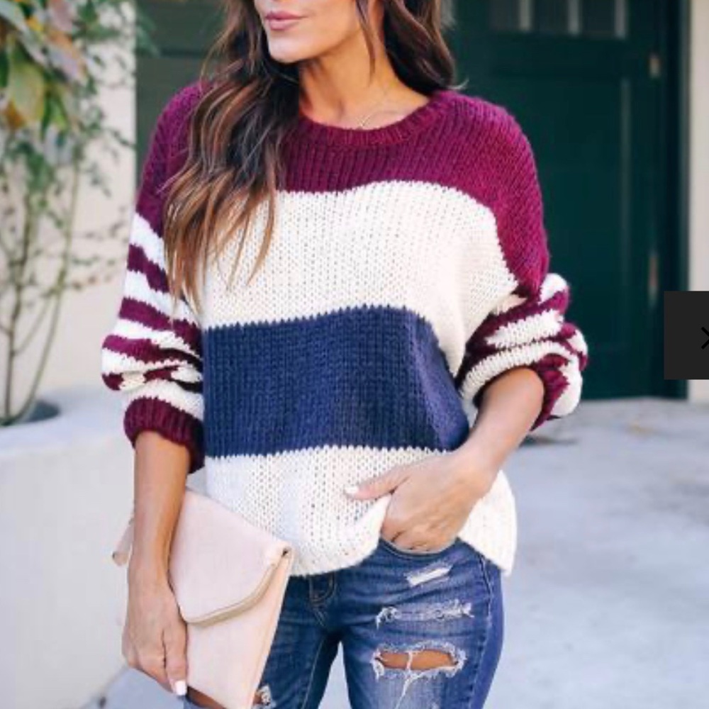 Vici Oversized Woven Sweater